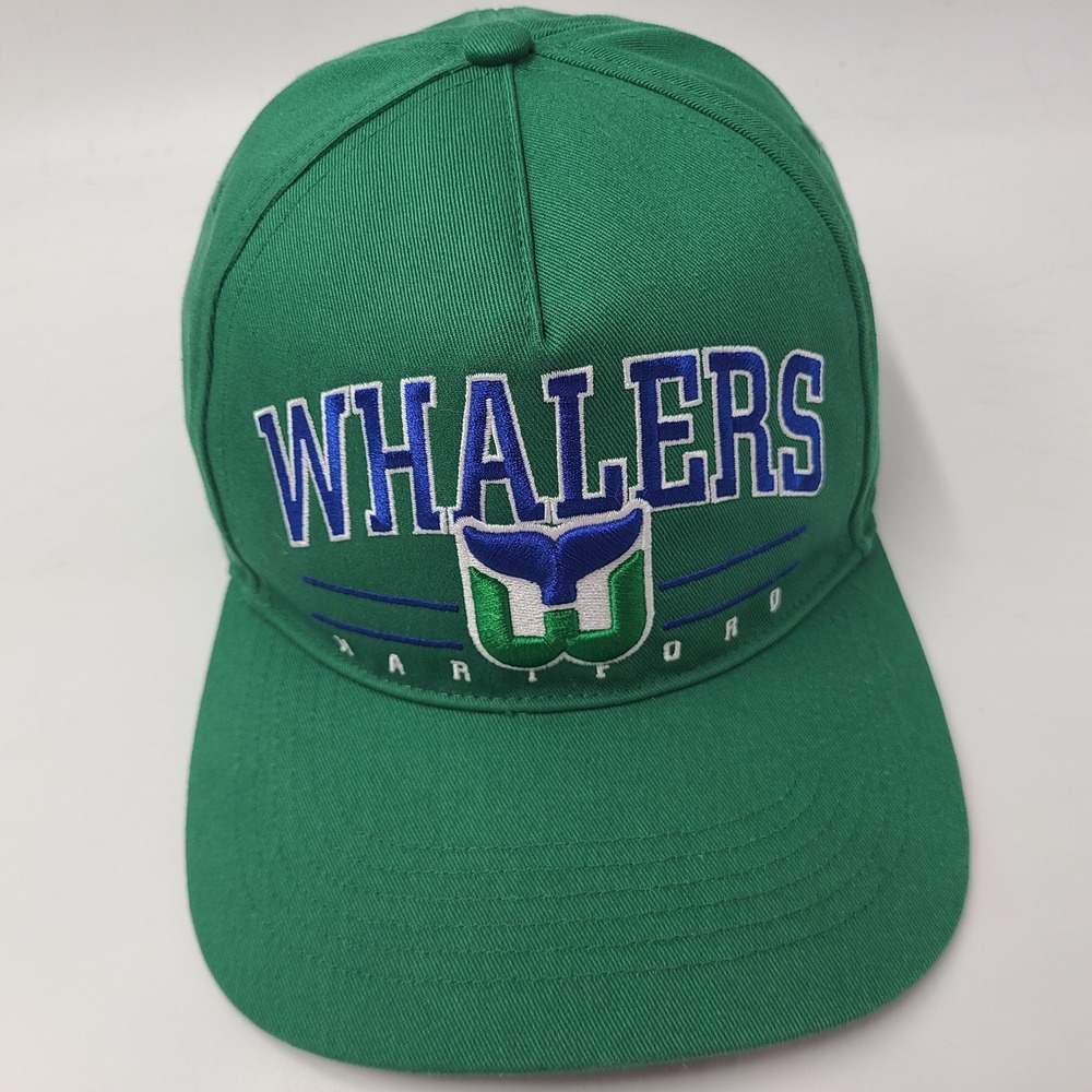 Hartford Whalers Hat Snapback 47 Brand Hitch Green Blue White NHL Hockey Men